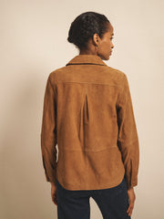 Chiara suede shirt - Tan