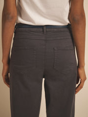 Ash cotton full length jean - Soft Grey