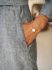 Ivory Flower Bracelet