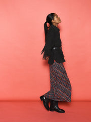 Cyd Silk Stardust Tweed Print Skirt