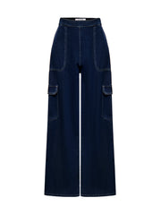 Camilla Tencel™ cargo pant - Ink Blue
