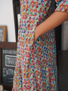 Printed Viscose Dress