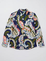 Chiara silk petal paisley print shirt | NRBY Clothing
