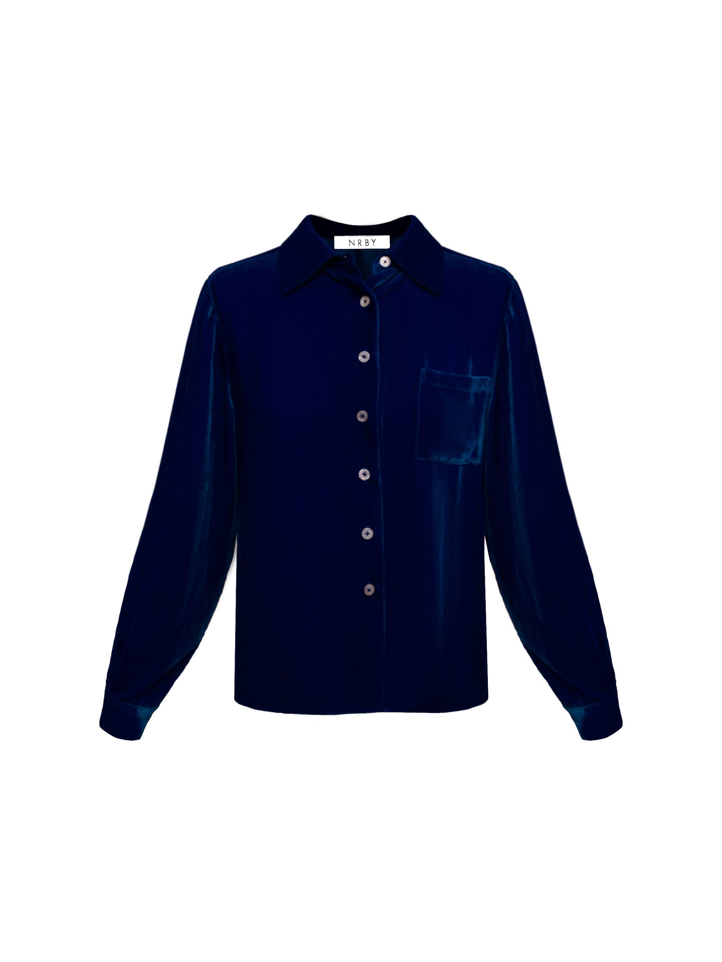 Chiara velvet shirt - Midnight