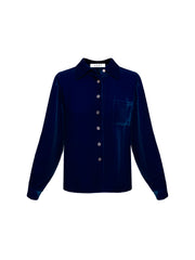 Chiara velvet shirt - Midnight