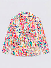 Opal bright ribbon print shirt