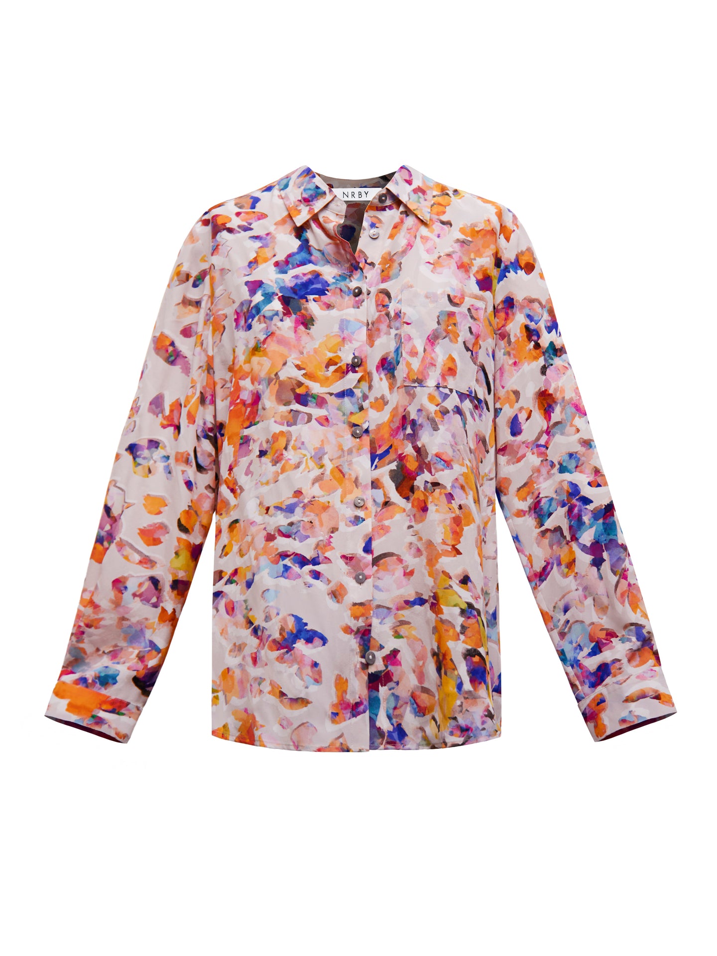 Chiara silk sunset cloud shirt