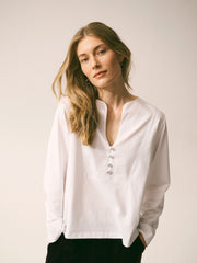 Denny cotton shirt - White