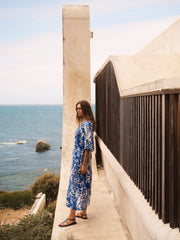 Dionne silk tile print dress | NRBY Clothing