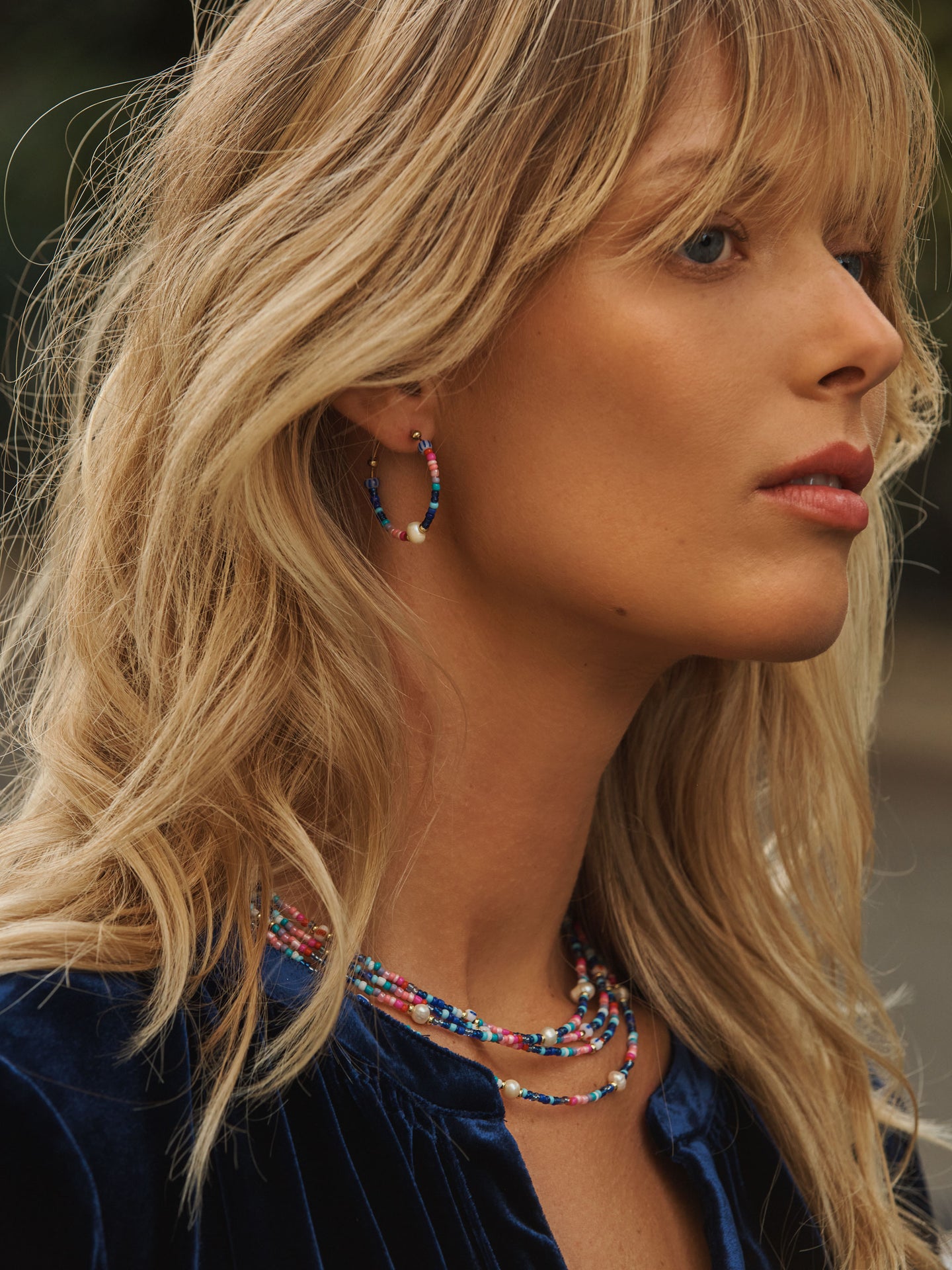 Nela Beaded Earrings