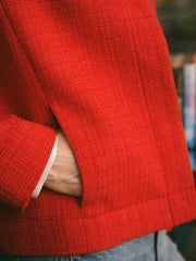 Eddy tweed jacket - Soft Red | NRBY Clothing