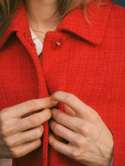 Eddy tweed jacket - Soft Red | NRBY Clothing