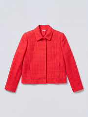 Eddy tweed jacket - Soft Red | NRBY Clothing