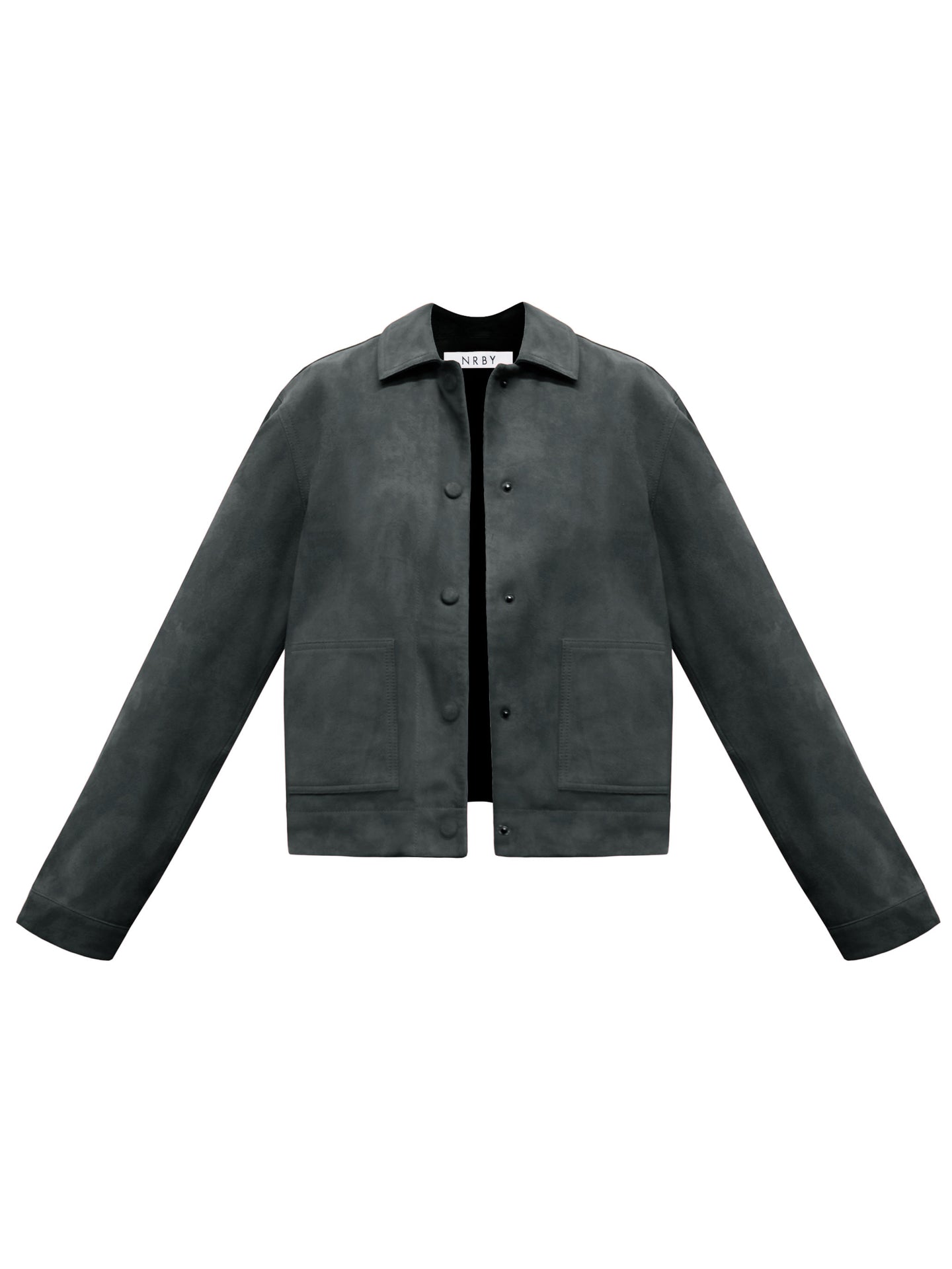 Eliza suede jacket - Dark Jade