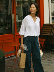Anita cotton shirt - White