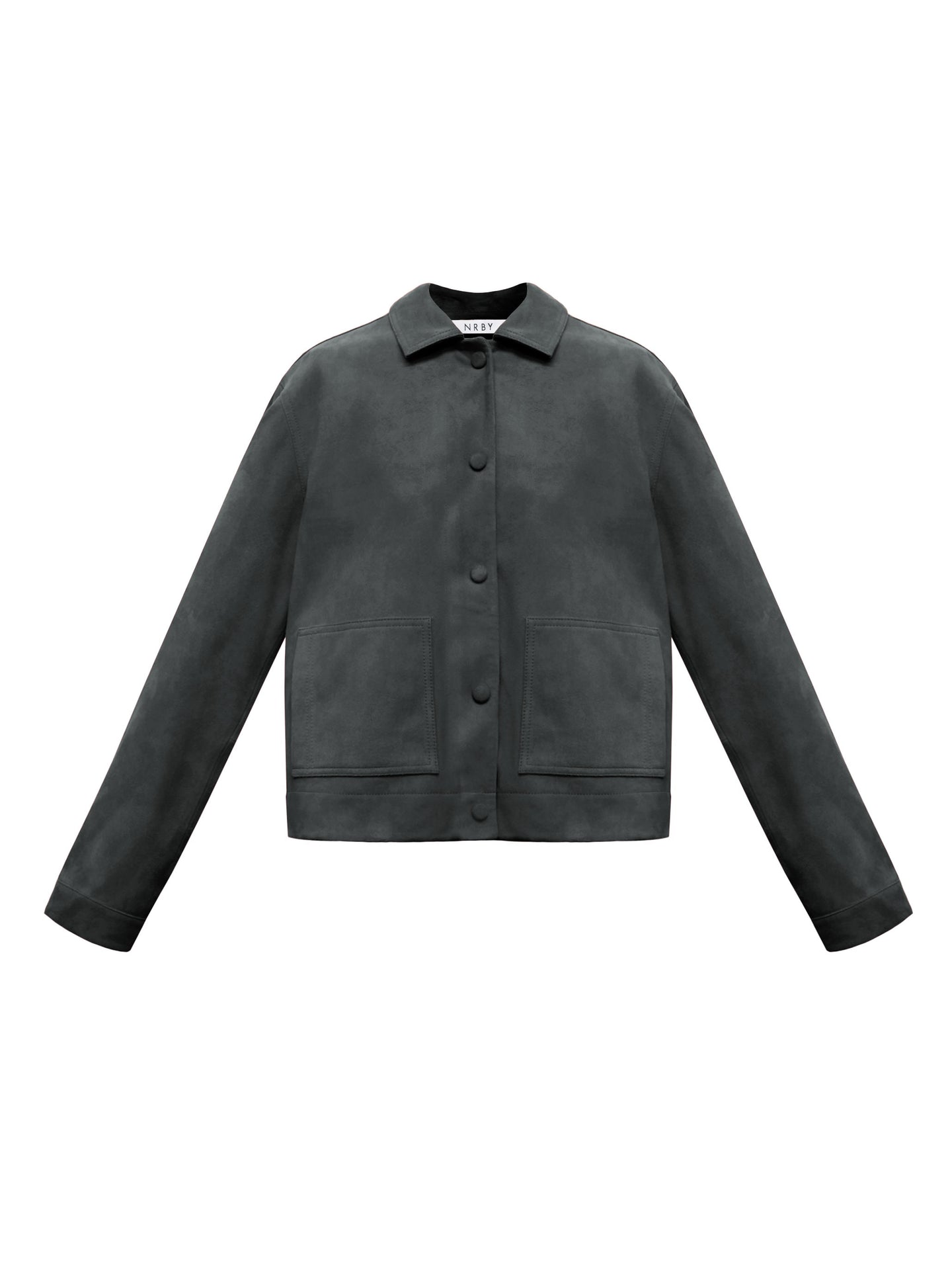 Eliza suede jacket - Dark Jade