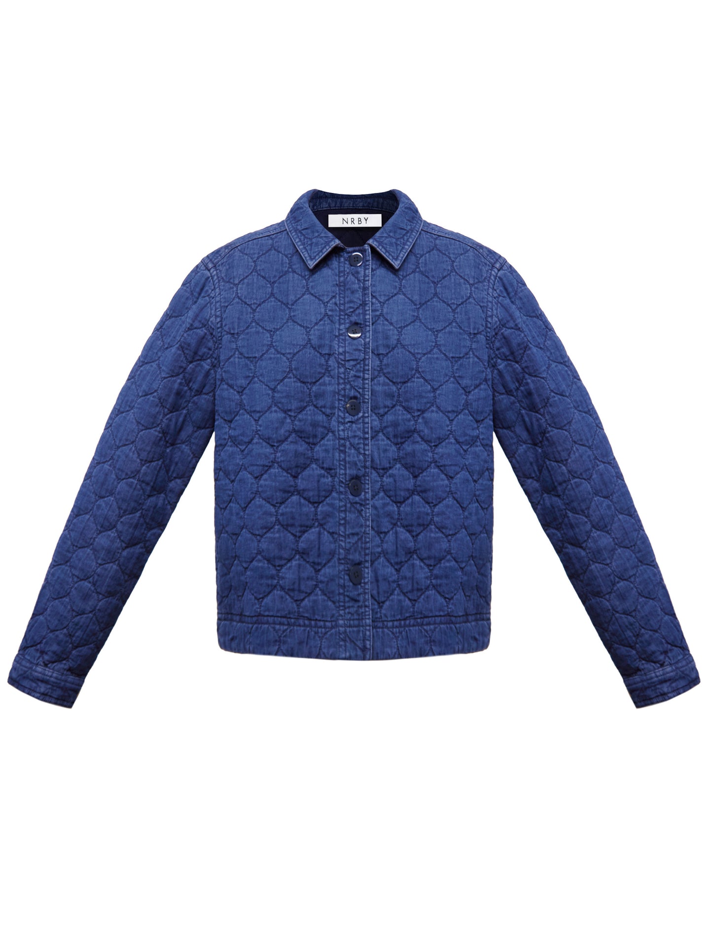 Elodie cotton quilted jacket - Denim