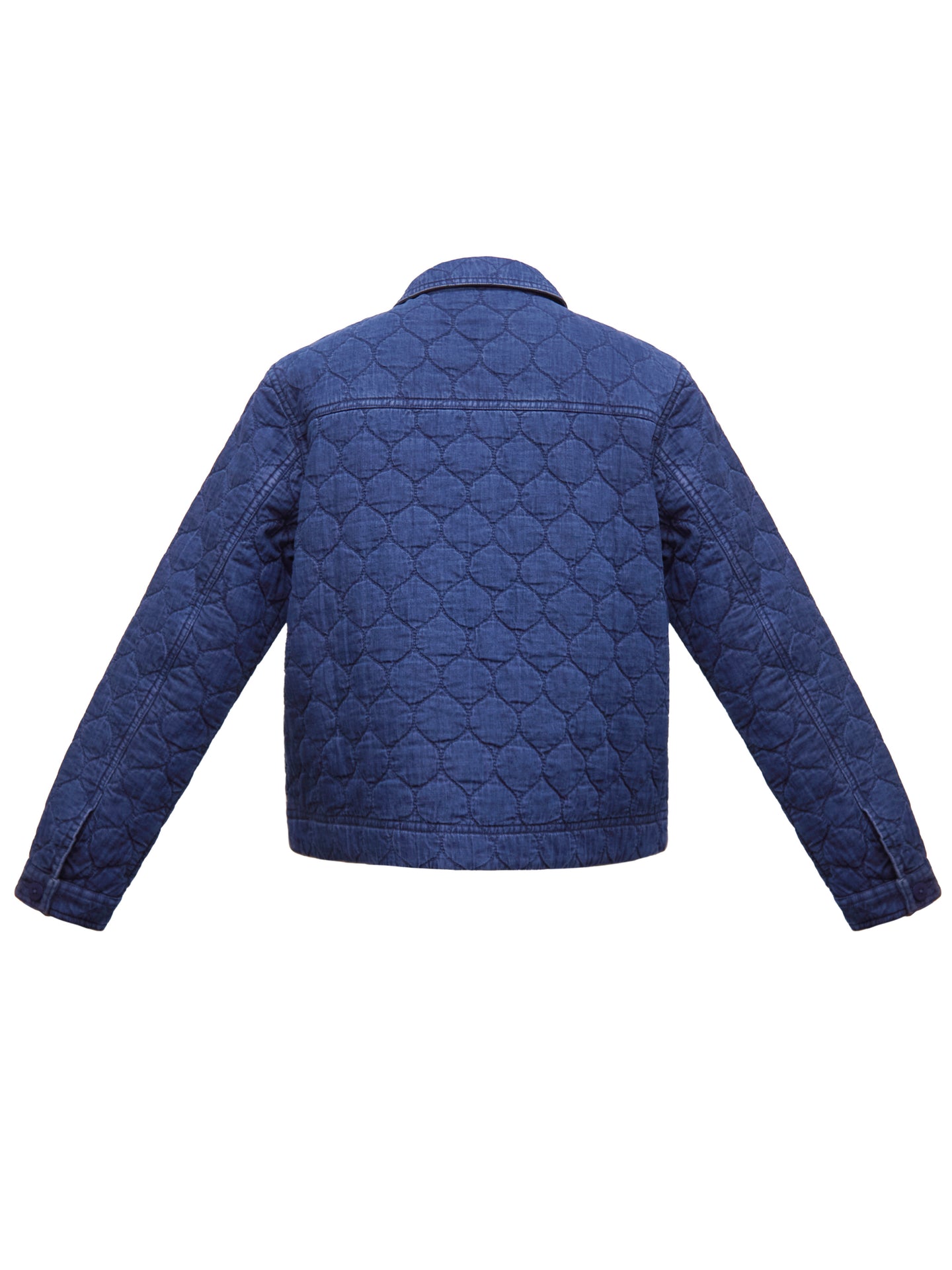 Elodie cotton quilted jacket - Denim