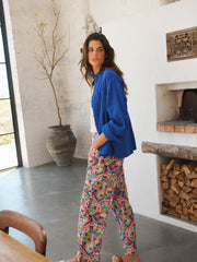 Thea silk kilim print trouser | NRBY Clothing
