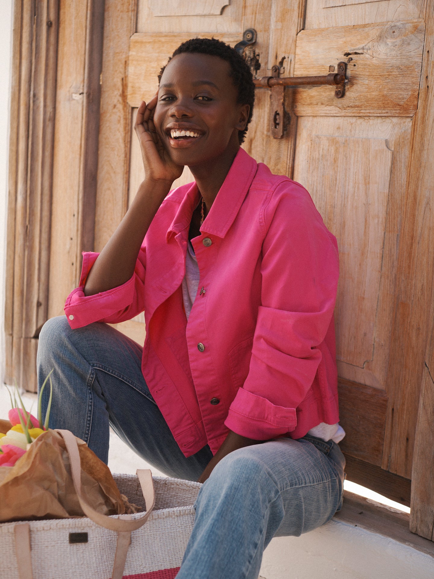 Pink Cotton Jacket