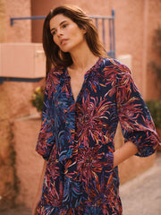 Fiora silk firework flower dress