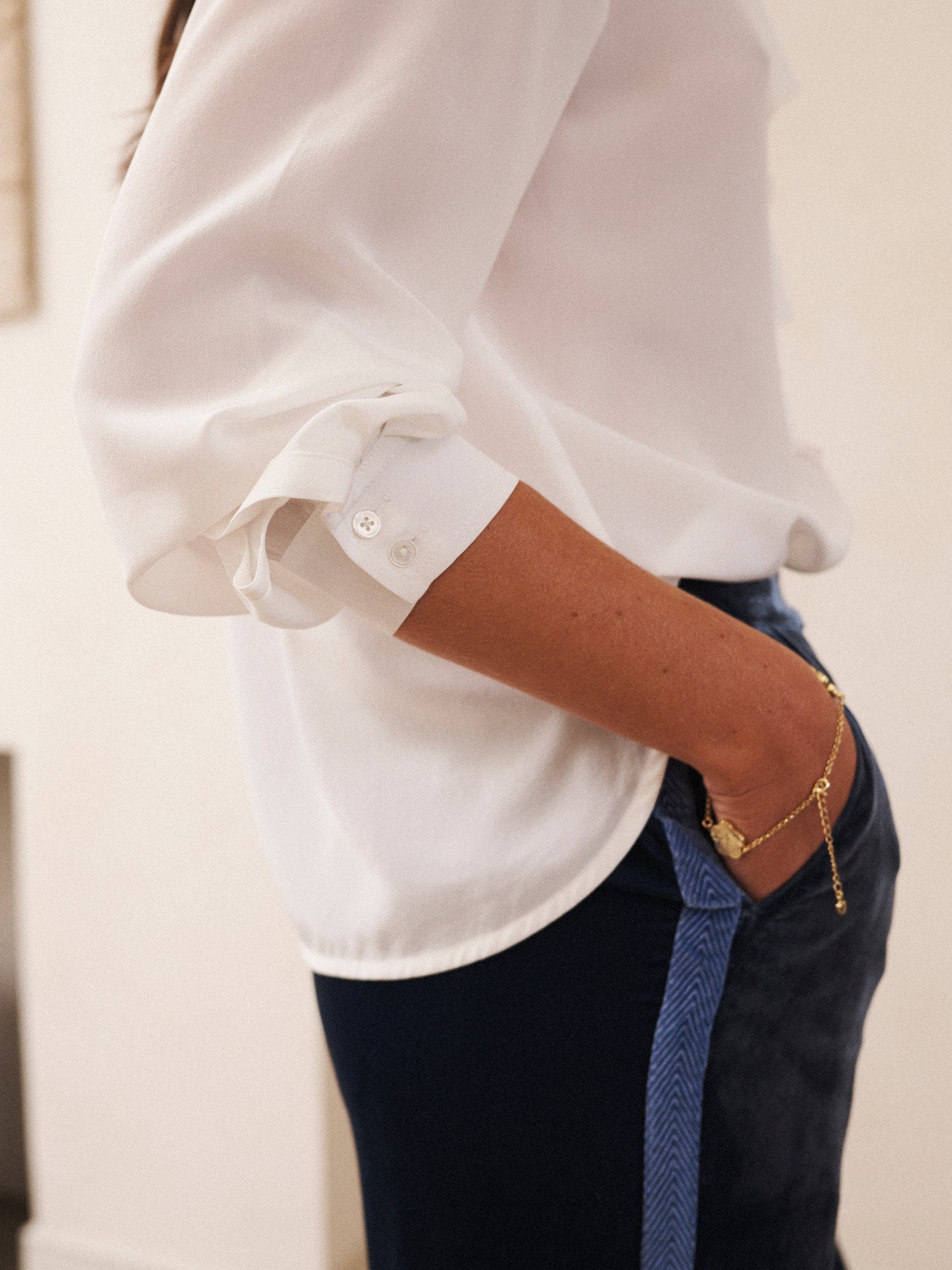 Harri silk shirt - Ivory