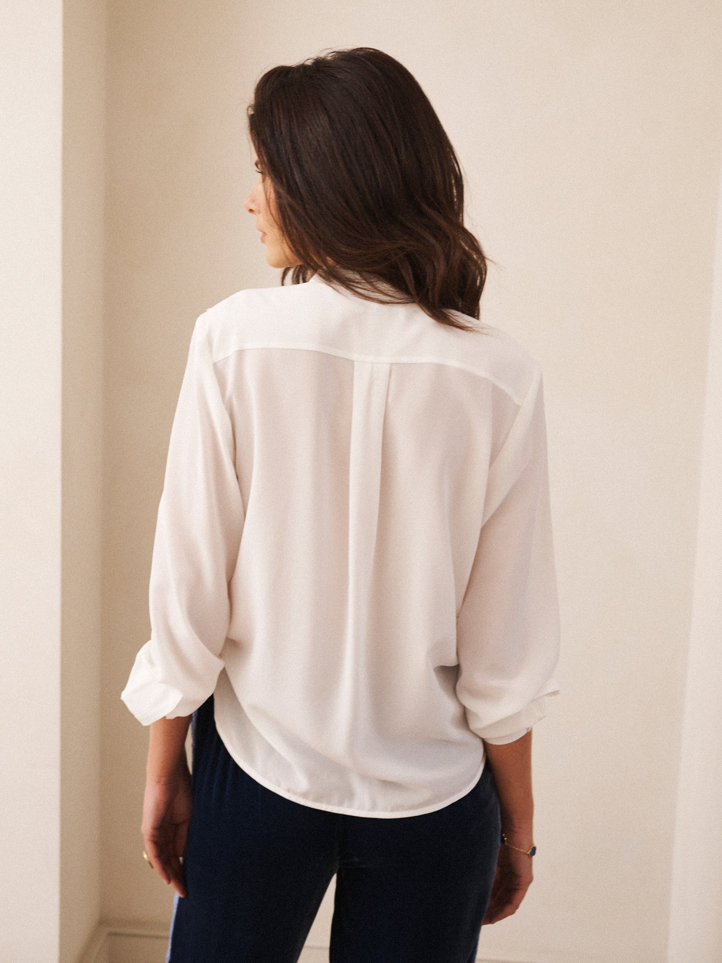 Harri silk shirt - Ivory