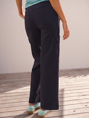 Hendrix wide leg cargo trouser - Navy