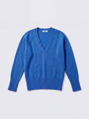 Henri cashmere sweater - Delft Blue | NRBY Clothing