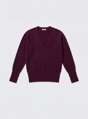 Henri cashmere sweater - Plum Noir | NRBY Clothing