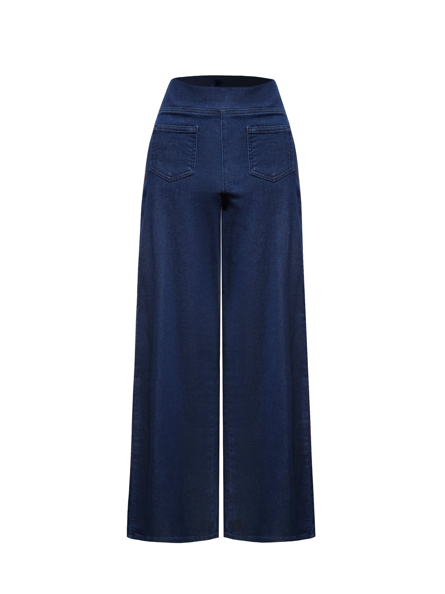 Lark denim wide leg pull on jean - Dark Wash