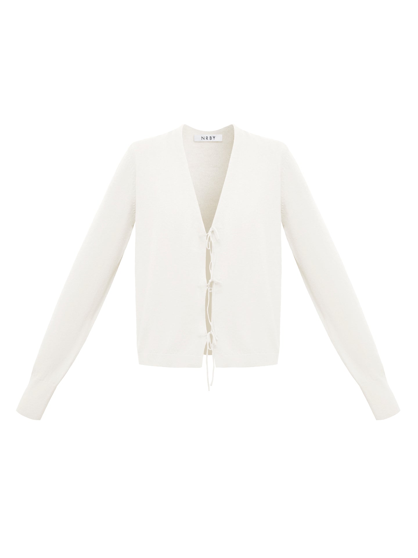 Tori cotton linen cardigan - White