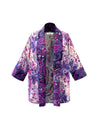 Isabella silk painterly paisley kimono