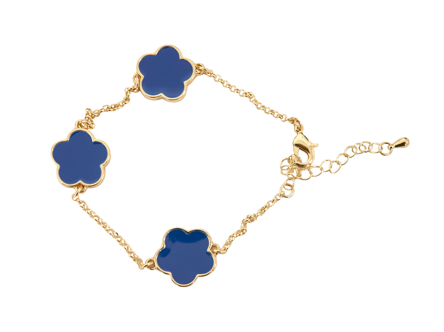 Blue Flower Bracelet