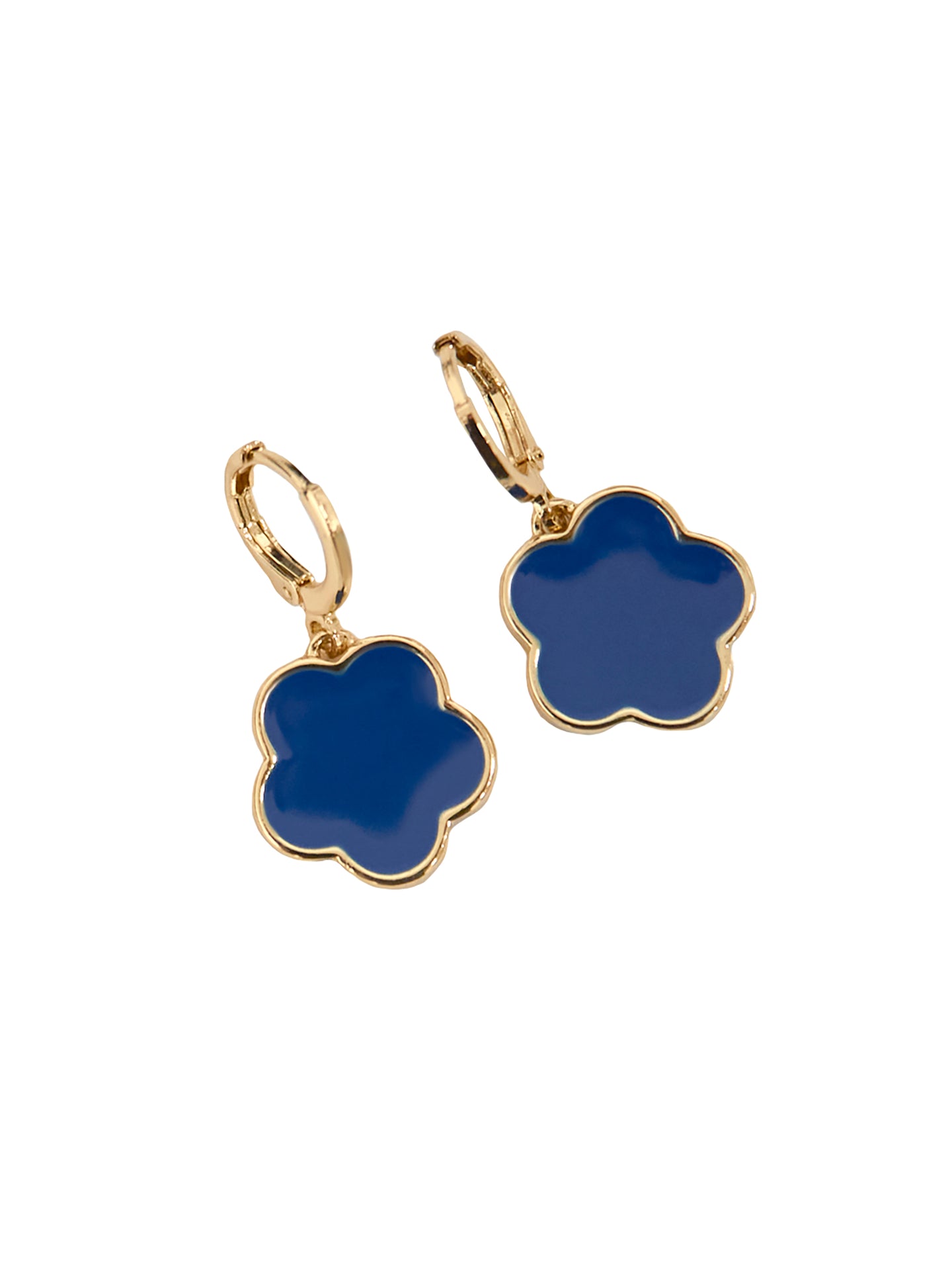 Blue Flower Earrings