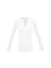 Eden cotton rib top - White