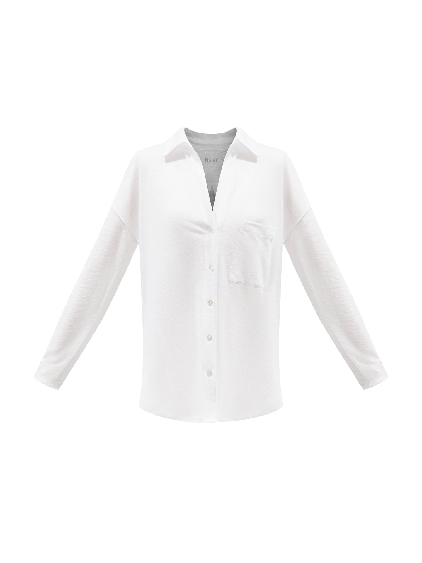 Tommy linen jersey shirt - White
