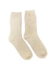 Carrington cashmere socks - Silver