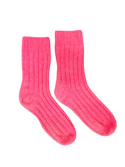 Carrington cashmere socks - Berry