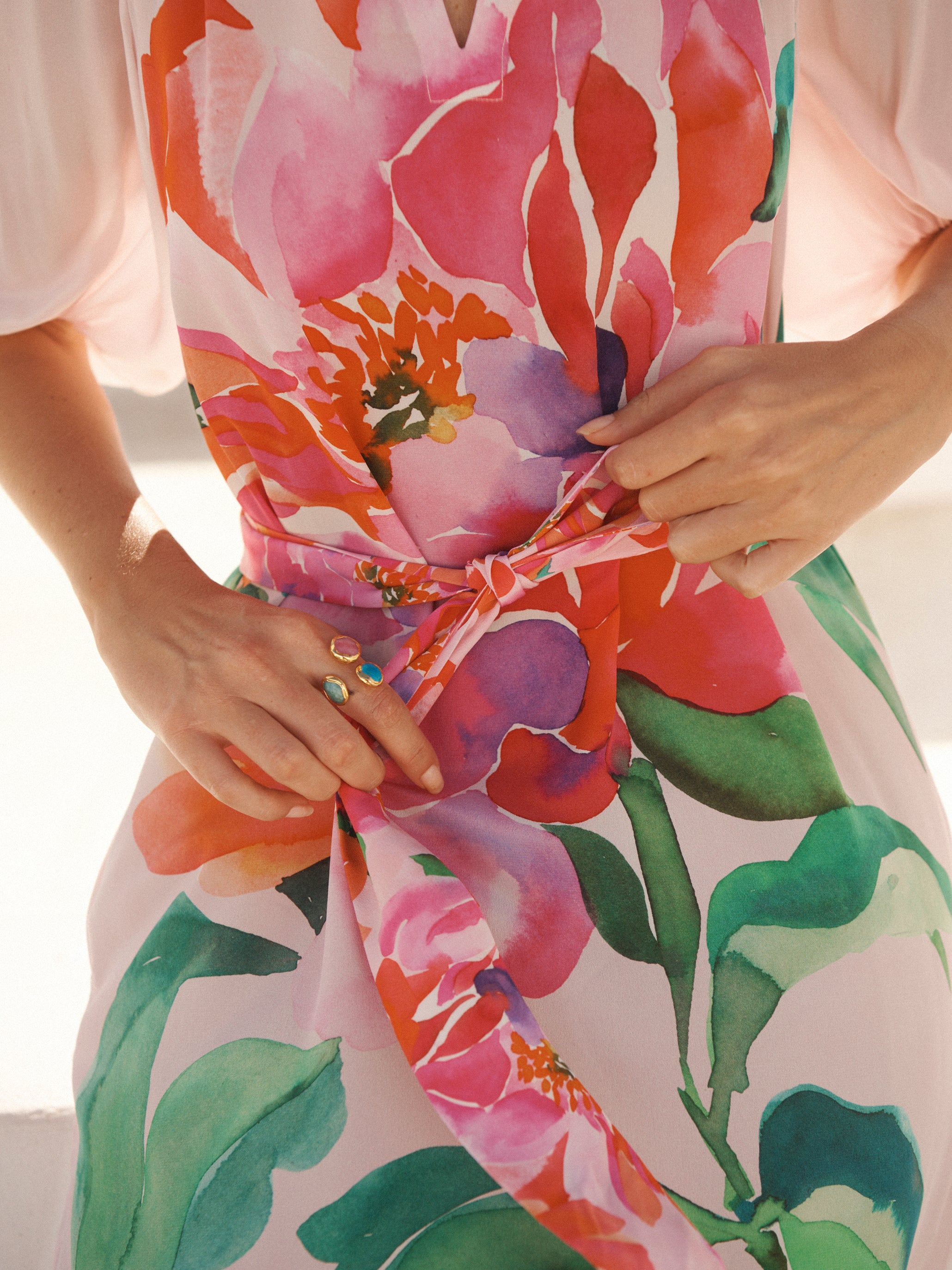 ［Ri］Bibiy. PEONY DRESS Aria Dress | Peony | Spring Collection | Bindu Clothing