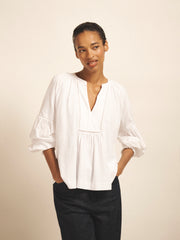 Jessie cotton shirt - White