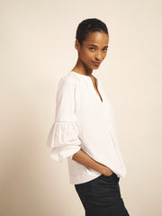 Jessie cotton shirt - White