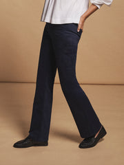 Bianca cotton bootcut jean - Navy