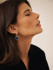 Blue Flower Earrings