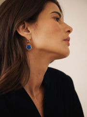 Blue Flower Earrings