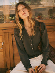Juno jersey shirt - Khaki