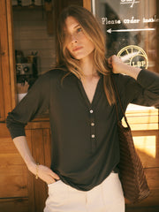 Juno jersey shirt - Khaki