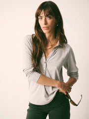 Ash cotton full length jean - Khaki | NRBY Clothing