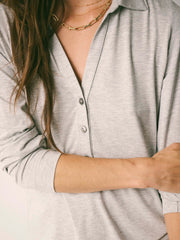 Juno jersey shirt - Light Grey