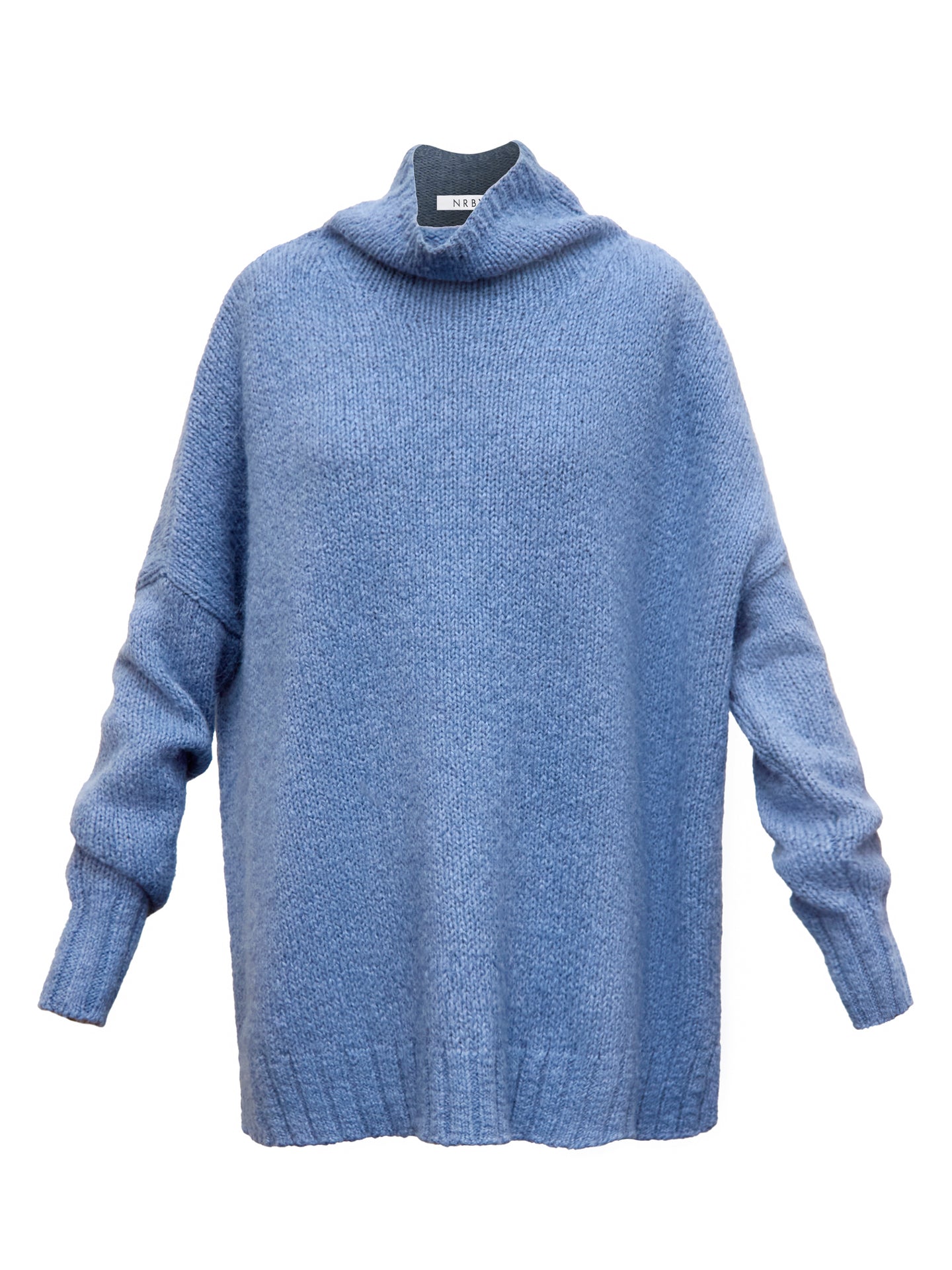 Jana alpaca blend sweater - Mid Denim Blue